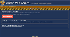 Desktop Screenshot of muffinmangames.com